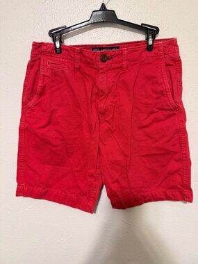 American Eagle Outfitters Shorts Coral Red Mens 30